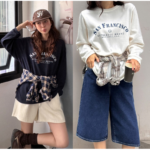  Forever Kids 正韓 舒適長版字母休閒T【A621242】韓國代購