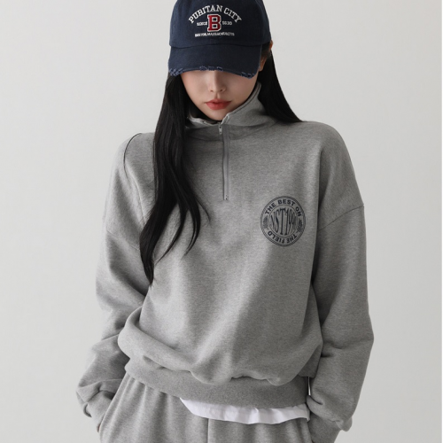  Forever Kids 正韓   半拉鍊棉衛衣T【B621286】