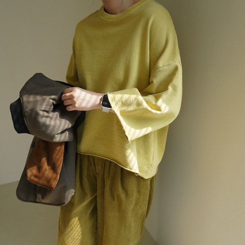  Forever Kids 正韓 休閒寬鬆落肩背標籤T 上衣【D621321】韓國代購