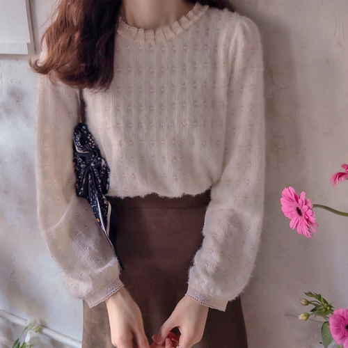  Forever Kids  正韓  柔軟蓬鬆心型上衣【A621303】