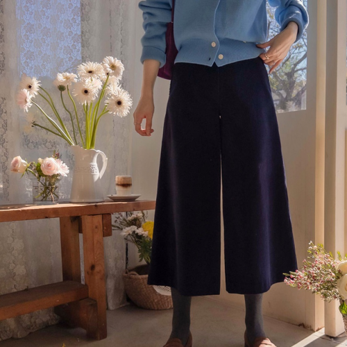  Forever Kids 正韓 燈芯絨 微A版型寬褲 九分褲【C621301】韓國代購