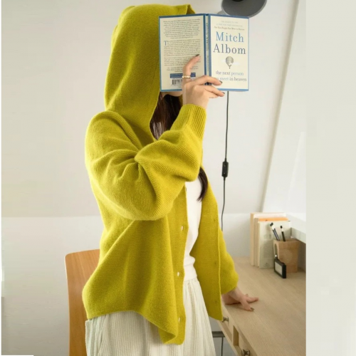 正韓  質感 超細羊毛無縫針織羊毛外套【F62229】韓國代購