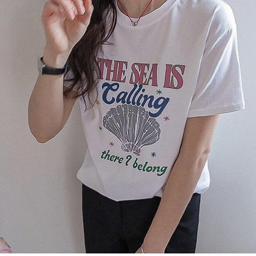 正韓 特價 字母印花短袖T上衣【B75259】