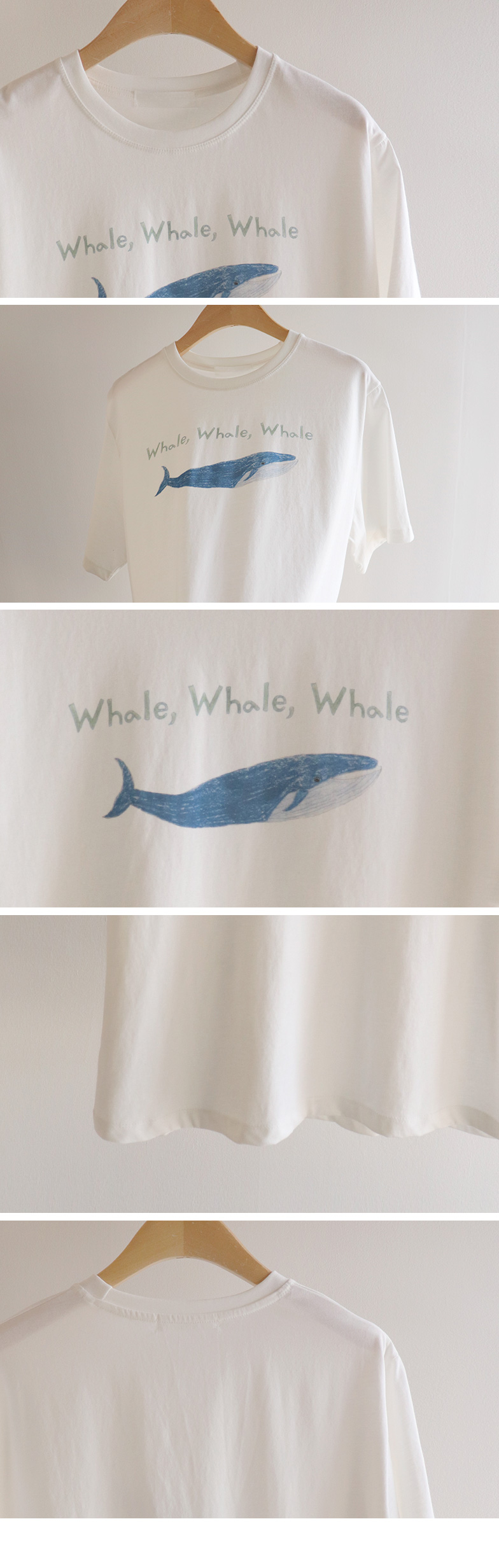   正韓 清爽海豚印花T上衣【A75329】韓國代購